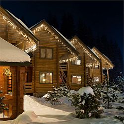 Blumfeldt icicle-320-ww led vánoční osvětlení, rampouchy, 16m, 320 led světélek, teplá bílá barva