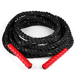 Capital Sports Klarfit Monster Rope, 9 m, 3,8 cm, nylon, lano, červené