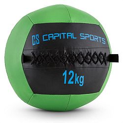 Capital Sports Wallba 12, zelený, 12 kg, wall ball, syntetická kůže