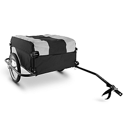 DURAMAXX Mountee, 130 l, 60 kg, přívěs na kolo, nákladní vozík, ocelová tyč