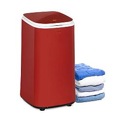 Klarstein Zap Dry, sušička prádla, 820 W, 50 l, dotykový ovládací panel, LED displej, červená