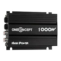 OneConcept 4-kanálový zesilovač oneConcept X4-A4, 600 W, černý