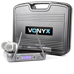 Vonyx WM73, bezdrátový 2kanálový UHF vysílací systém