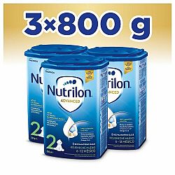 3x NUTRILON 2 Pokračovací kojenecké mléko 800 g, 6+