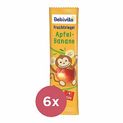 6x BEBIVITA Oplatka Jablko-Banán 25 g