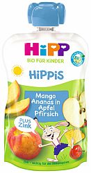 HiPP BIO Jablko-Broskev-Mango-Ananas + zinek od uk. 1. roku, 100 g