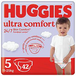 HUGGIES® Ultra Comfort Jumbo Pleny jednorázové 5 (11-25 ks) 42 ks