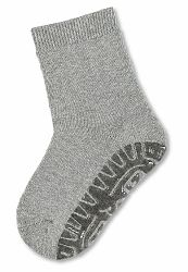 STERNTALER Ponožky protiskluzové silver melange uni vel. 21/22 cm- 18-24 m